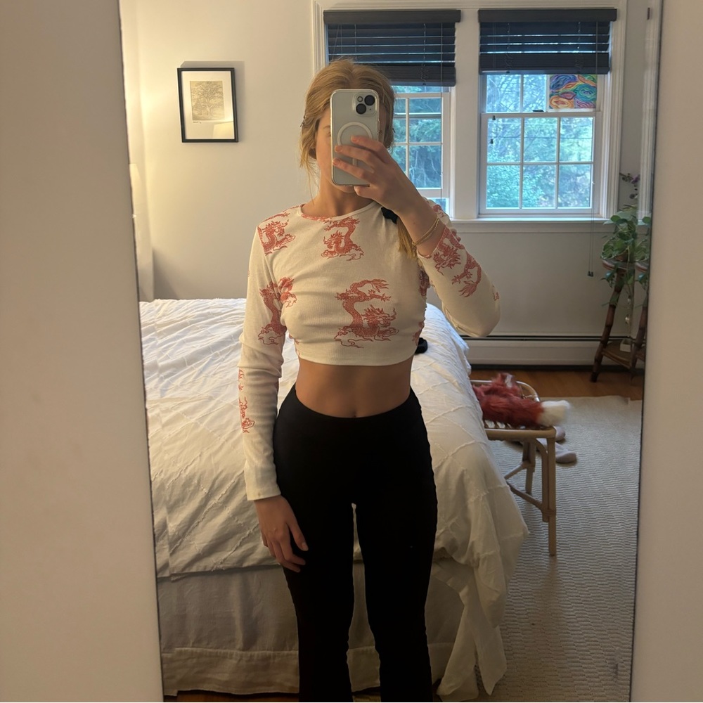 Crop top long sleeve
